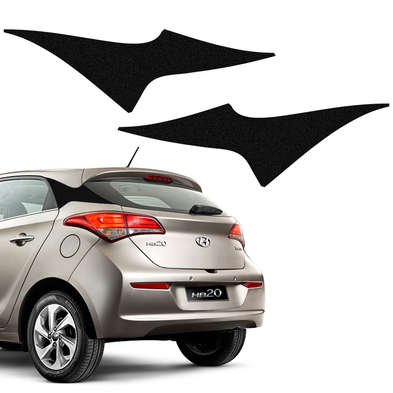 Adesivo Lateral Compativel Hb20 Aplique Coluna Preto Fosco em Oferta na Shopee