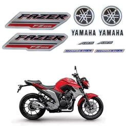 Kit Gráfico Adesivo Completo Fazer 250 Fz25 2018 2019 2020 Vermelho