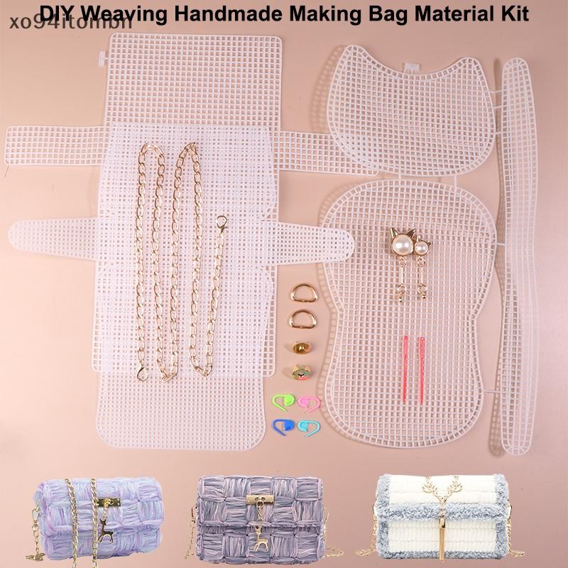 itens Kit De Malha De Plástico Para Tecelagem Auxiliar , Grade , Ajudante De , Bolsa De Ombro , Capa De Rede , Acessório em Oferta na Shopee