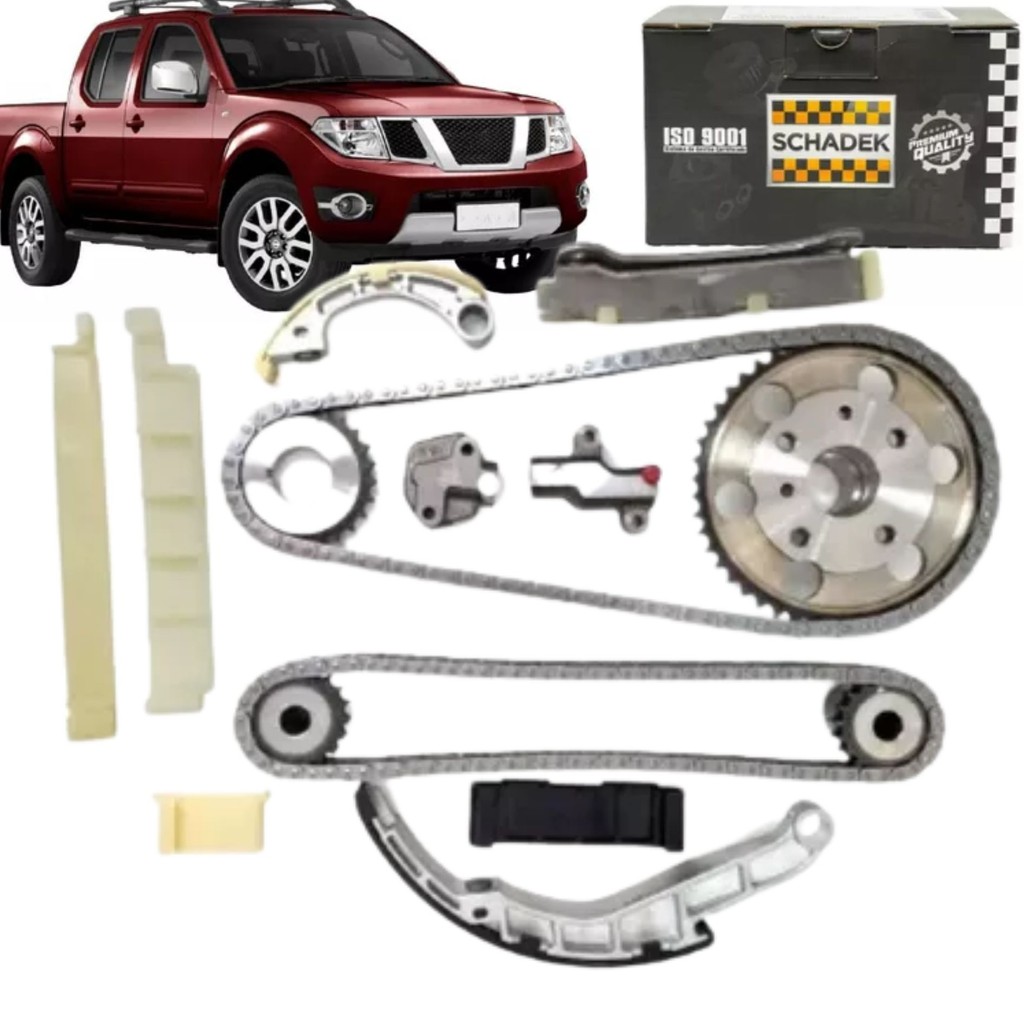 Kit Comando Corrente Completo Nissan Frontier / Pathfinder 2.5 Diesel (Schadek 35.130 90001975)
