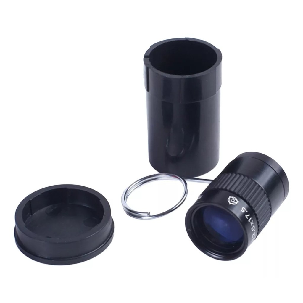Mini telescópio monóculo luneta espiã portátil de bolso dedo