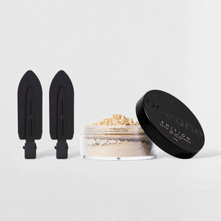 Kit Presilha de Cabelo Preta + Pó Solto Océane Edition (2 Produtos) em Oferta na Shopee