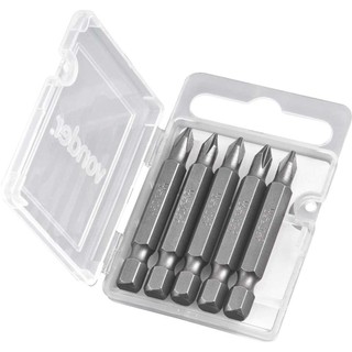 Jogo de bits philips encaixe 1/4 x 50" mm Nº 1 - 5 peças - Vonder em Oferta na Shopee