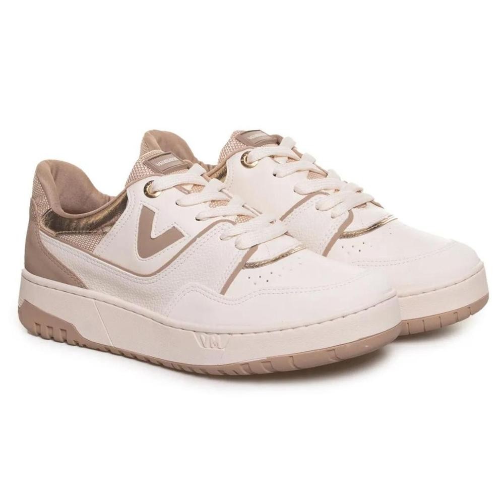 Tênis Via Marte Casual Feminino - Branco e Bege