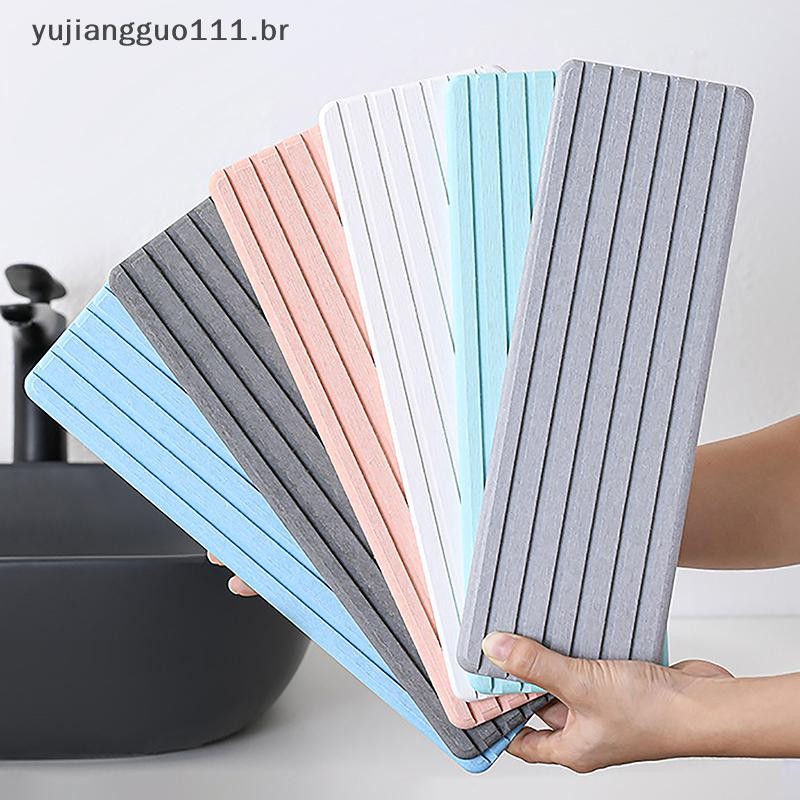 # Novo Tapete De Diatomita Para Casa De Secagem Rápida Almofada Absorvente De Água Resistente Ao Calor Coaster Diatomáce em Oferta na Shopee