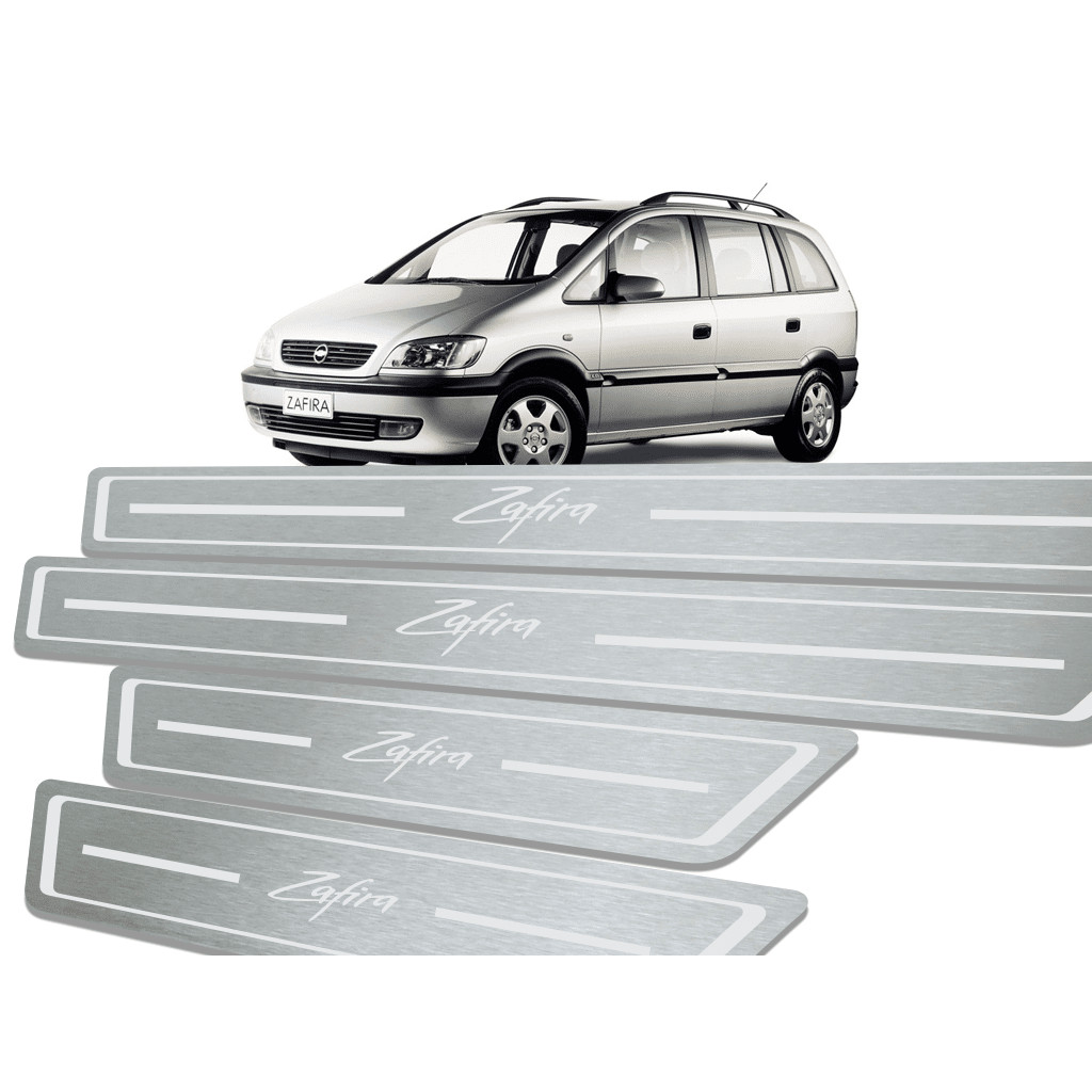 Soleira de Porta Zafira 2001 até 2012 - Aço Inox em Oferta na Shopee