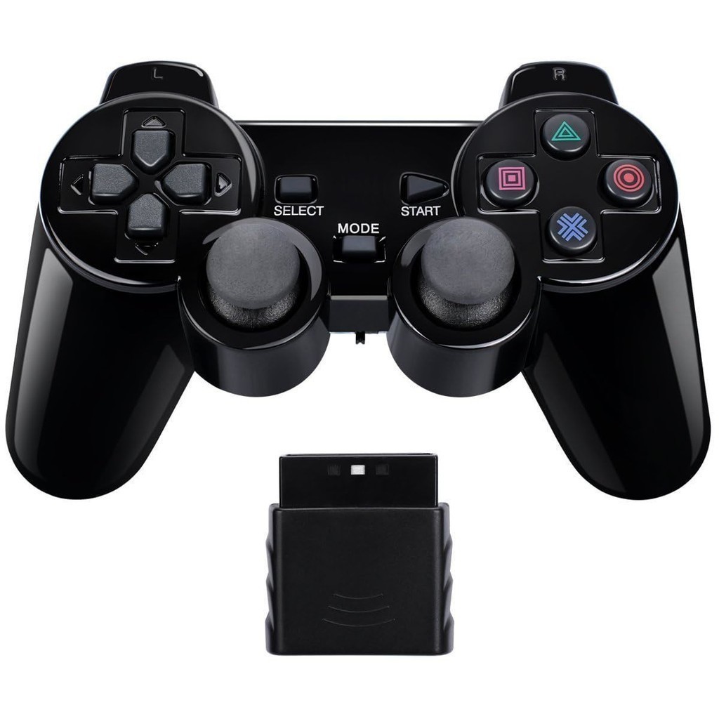 Controle Para PS2 Joystick Console Analógico Sem Fio