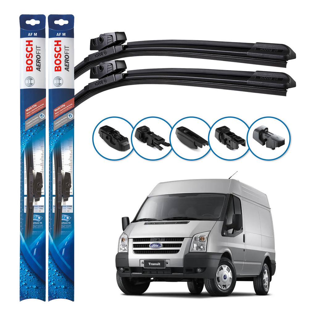 Par de Palhetas Limpador Parabrisa Multiclip Original Bosch Ford Transit 2008 A 2011 em Oferta na Shopee