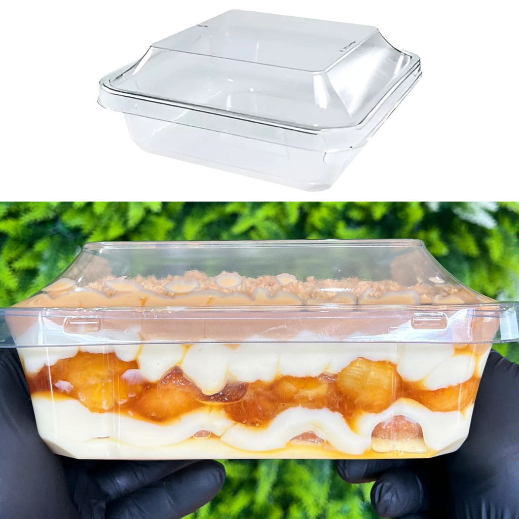 10 Embalagens Travessa Sobremesa Natal Banoffee Mousse Pavê G76 Galvanotek