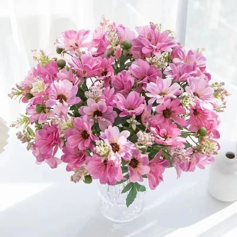 Bouquet Artificial Aster Daisy --3820
