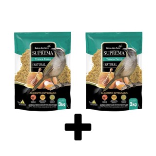 Kit 2 Suprema Trinca Ferro Natural 3kg - REINO DAS AVES em Oferta na Shopee