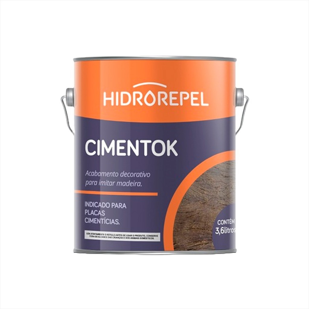 Cimentok 3,6 Litros Hidrorepel - Gel Envelhecedor Cores - Imbuia
