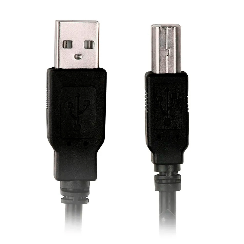 Cabo Para Impressora USB 2.0 A x USB B 3 Metros Plus Cable PC-USB3001 em Oferta na Shopee