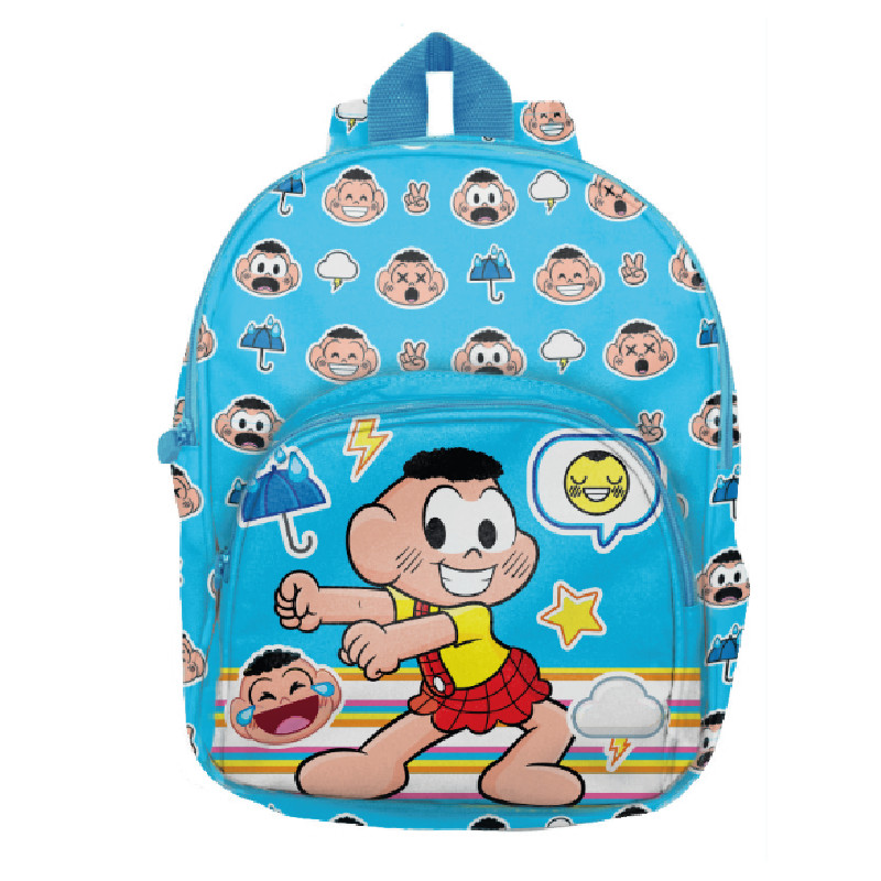 Mochila Pequena Infantil Cascão Monimoji - Turma da Mônica