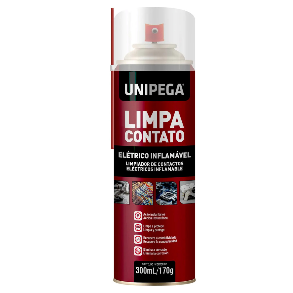 SPRAY LIMPA CONTATO UNIPEGA 300ML - Home & Living