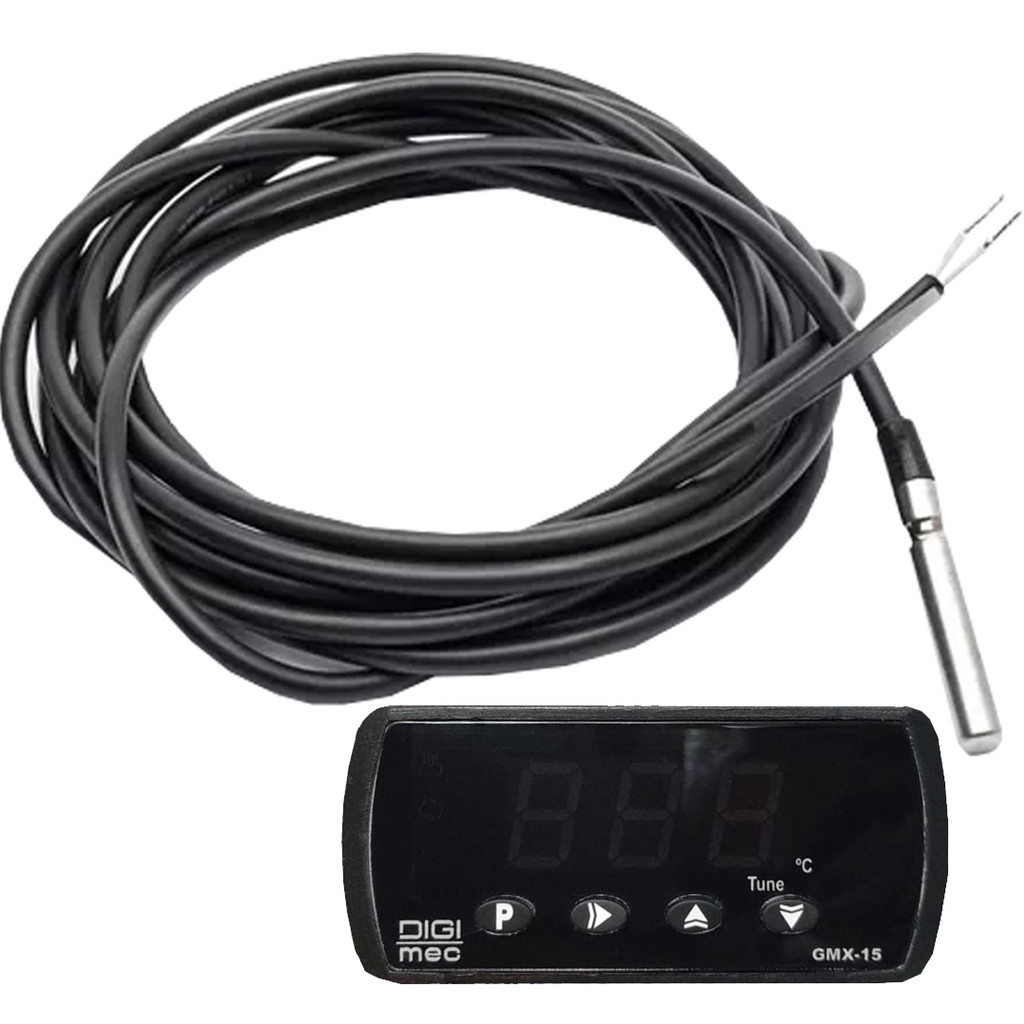 KIT CONTROLADOR SENSOR TEMP CHOCADEIRA GMX 15 110 220VCA NTC