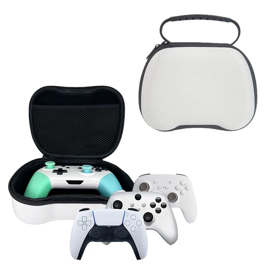 Case Estojo Para Controle Playstation 5 PS4 PS3 Xbox 360 One Series Nintendo Switch Branco