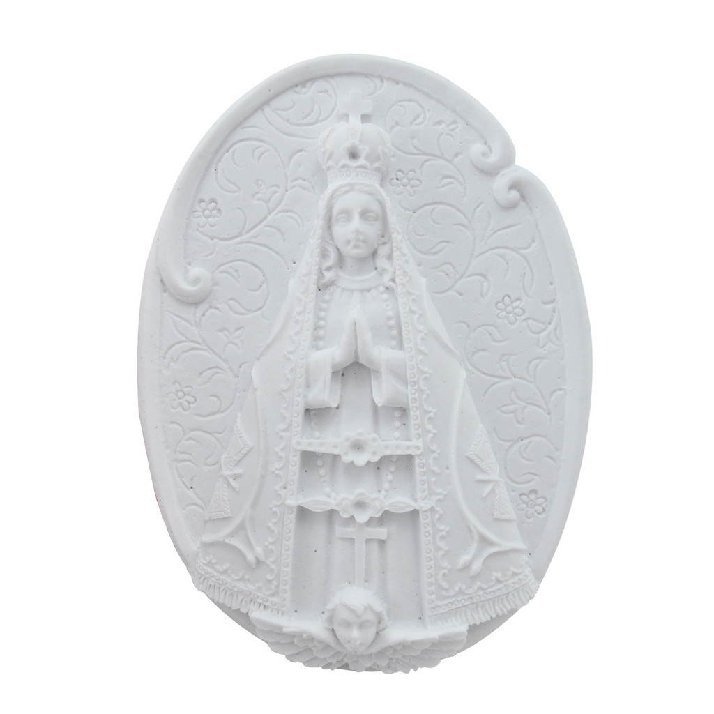 Aplique Moldura Nossa Senhora Aparecida 11x8 R0387 Resina