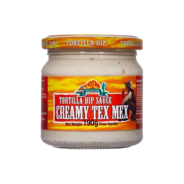 MOLHO CREAMY TEX MEX SOUR CREAM DIP CANTINA MEXICANA 190G