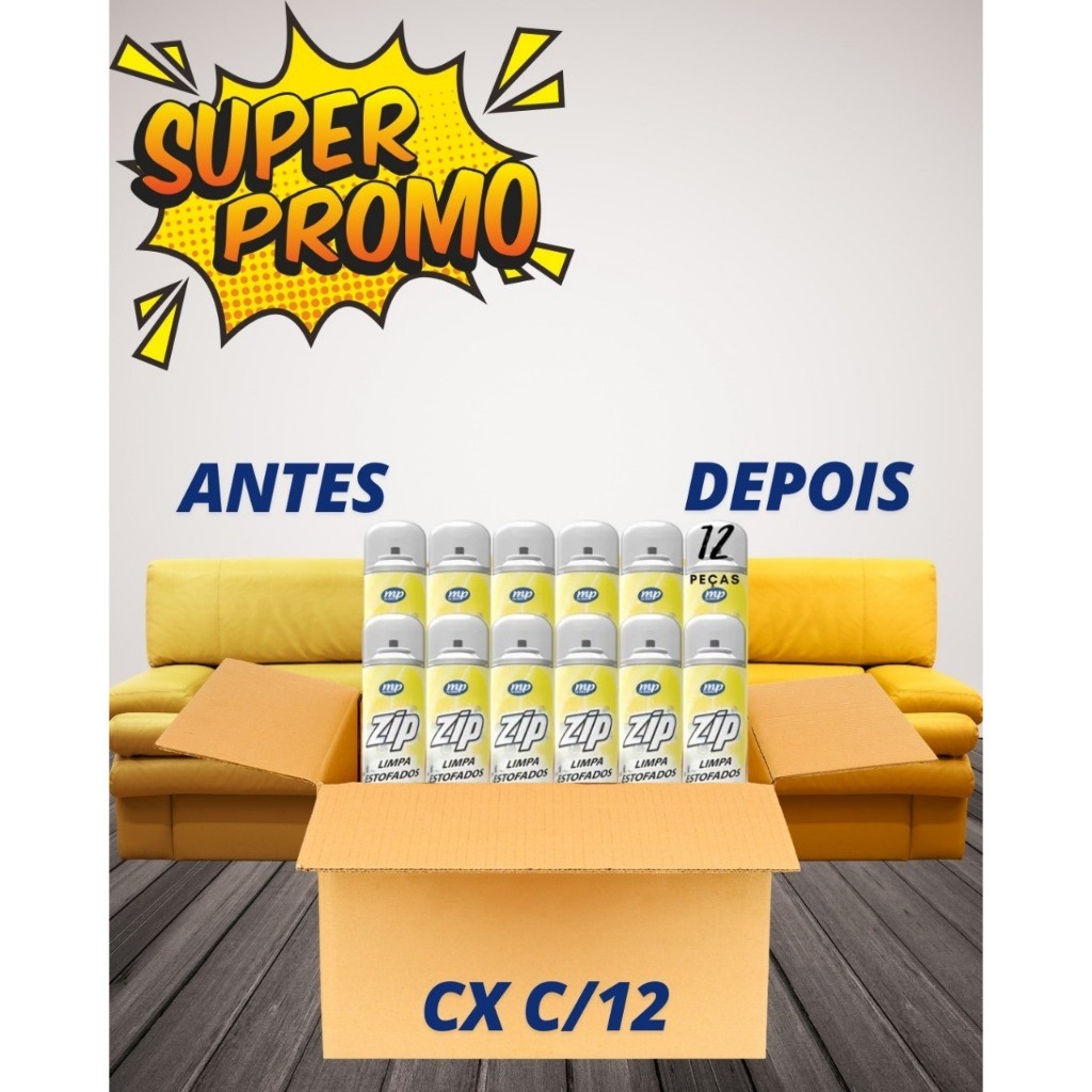 Limpa Estofados Spray Zip 300ml My Place-CX COM 12/09/06/03 - My Place-uma solução eficaz