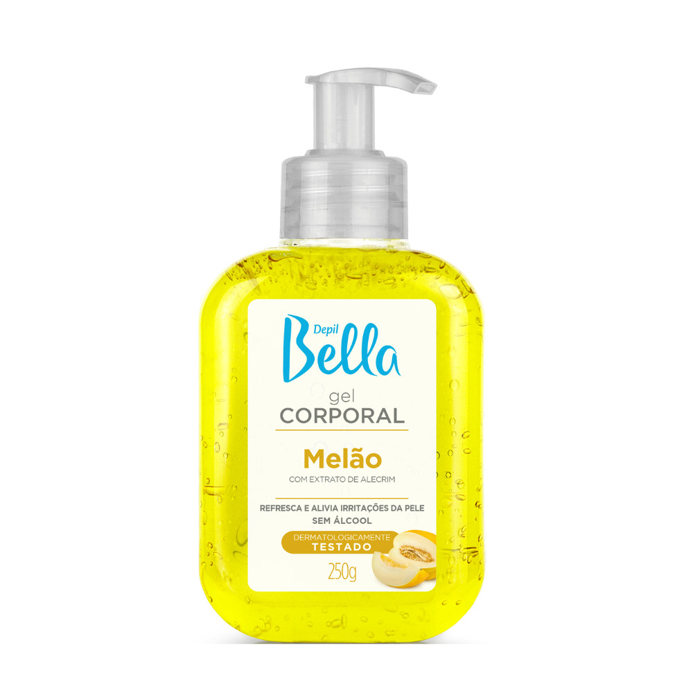 Gel Corporal Pós Depilação Hidrata Melão Depil Bella 250g - Beauty