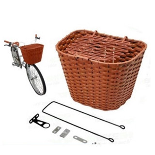 cesta Cestinha Bicicleta Reforçada Retrô Vintage Marrom para bike bicicleta em Oferta na Shopee