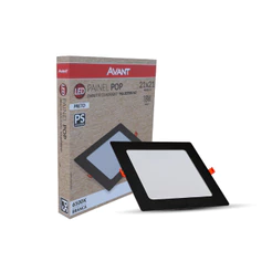 Painel Led Pop Quadrado Embutir 18w 4000k 21x21 Pr Avant