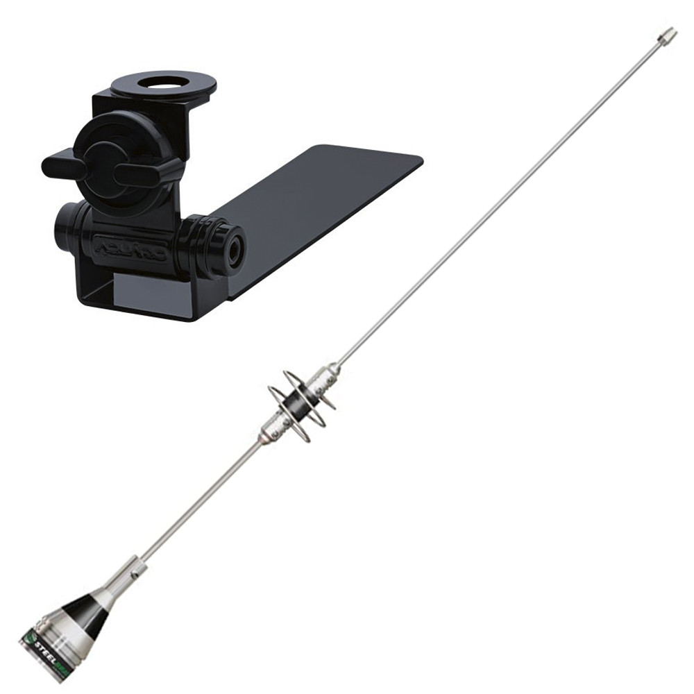 Antena Dual Band Ap0188 44cm Suporte Adaptável Caminhonete