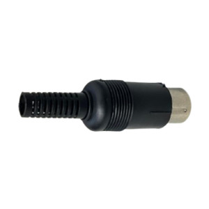 KIT COM 02 PEÇAS - CONECTOR DIN 5 PINOS PLUG DIN 5 VIAS MACHO 017.J59.0501-6