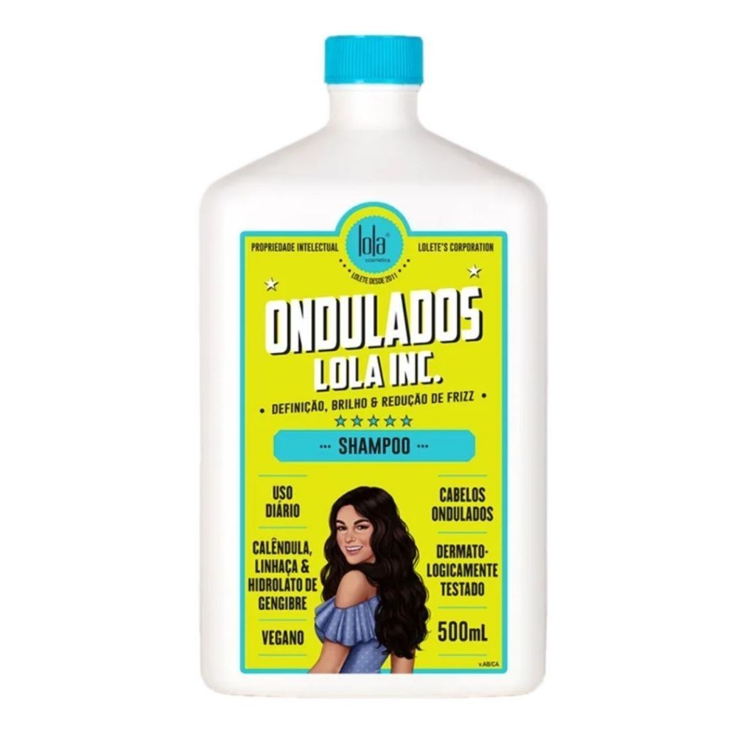 Lola Kit Ondulados Shampoo 500ml condicionador 500ml Creme Texturizador 500ml