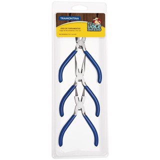 Jogo De Alicates Para Bijuteria Tramontina 3 Peças 43408/120 em Oferta na Shopee
