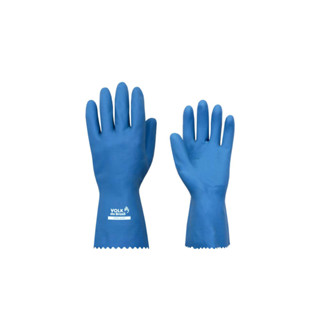 Luva Látex Verniz Silver Slim Azul Vários Tamanhos Volk em Oferta na Shopee