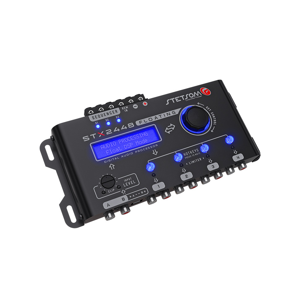 Detalhes do Processador Stetsom Stx 2448 Floating Crossover Rca + Fio