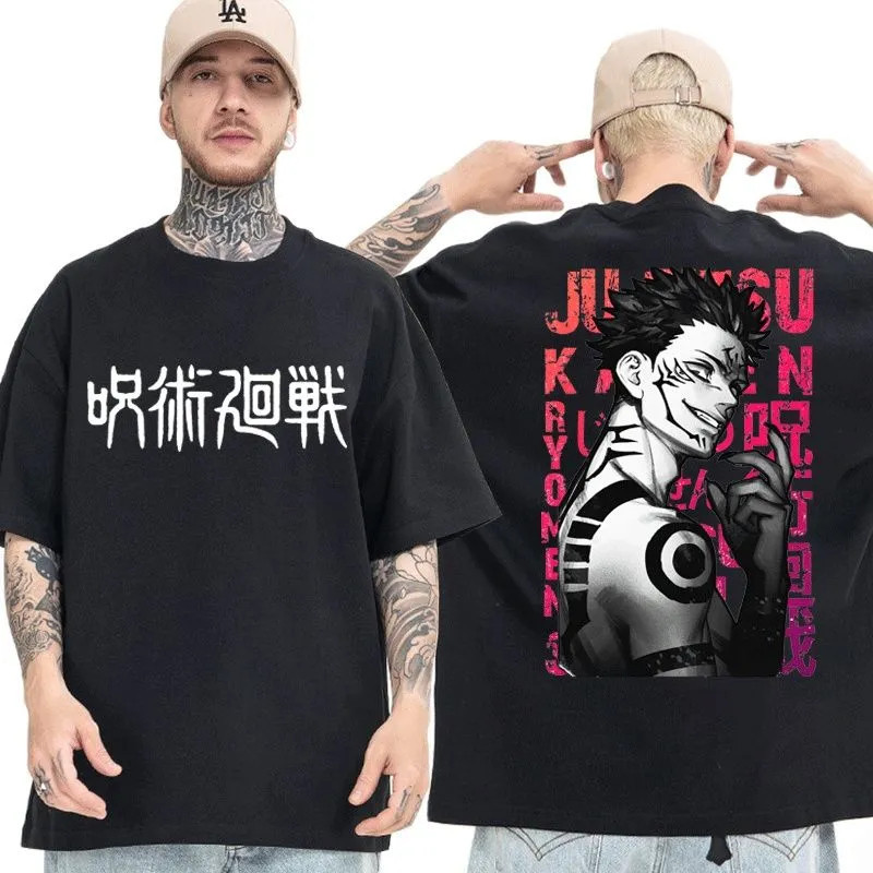 Camiseta Anime Jujutsu Camisa Unissex 100% Algodão Lançamento - Envio Rápido