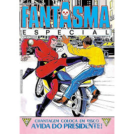 Gibi Fantasma Especial N° 16 Editora Globo Ano 1987: chantagem coloca em risco a vida do presidente de Lee Falk 7280455
