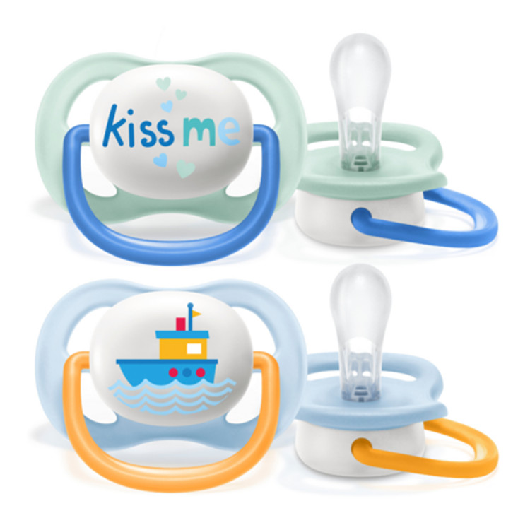Chupeta Ultra Air Happy Decorada Menino 0-6M Philips Avent