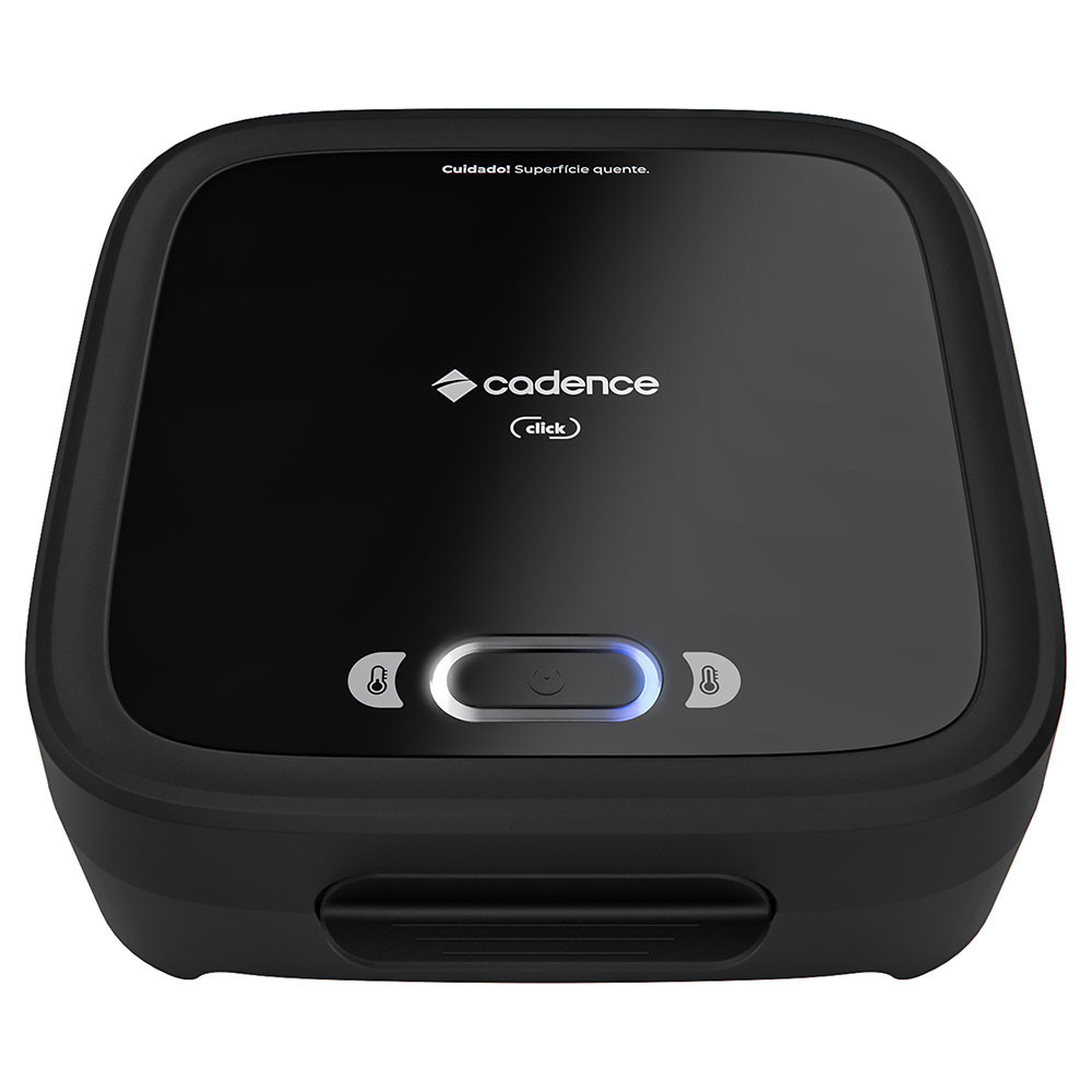 Sanduicheira Grill Cadence preta 127V - Prática e Econômica - SAN400