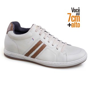 Sapatênis Flash Alth Couro Rafarillo Aumenta Altura 7cm