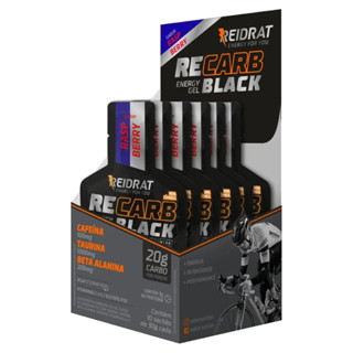 Recarb Energy Gel Black Caixa Com 10 Unidades de 30g Reidrat Nutrition Rapsberry em Oferta na Shopee