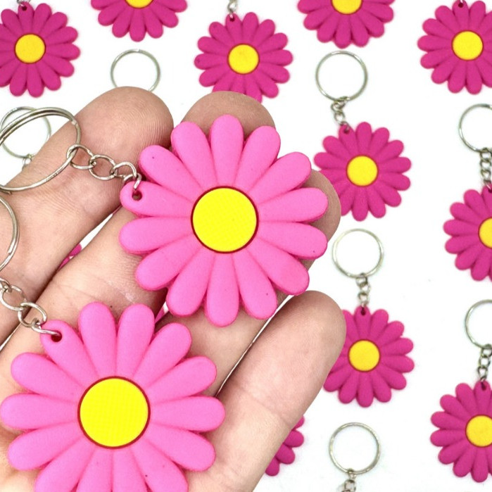 Margarida Rosa 10un Chaveiro Lembrancinha Festa Verão Flores Floricultura Lembrança de Compras Novidade em Oferta na Shopee