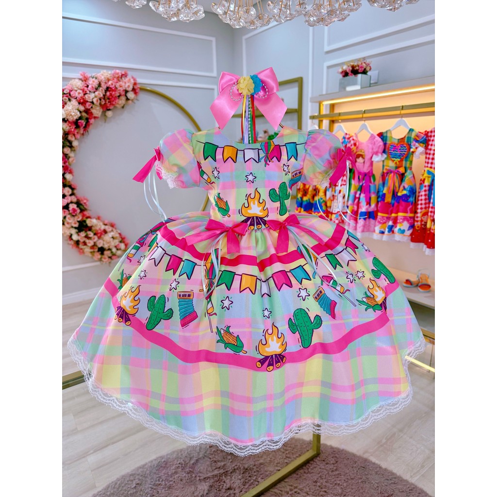 Vestido Luxo Festa Junina | BuscaProdutos