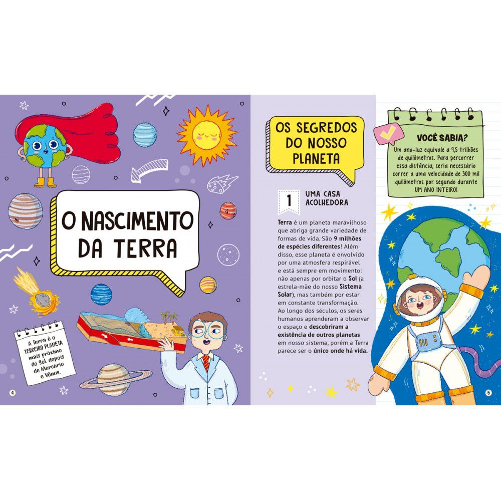 Livro Capa dura 101 curiosidades do planeta Terra · foto 2