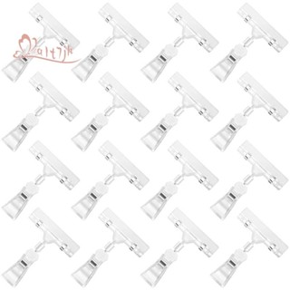 16 Pçs Clipes De Sinal Claro Clipe De Plástico Suporte , Preço Giratórios Sinais De Etiqueta em Oferta na Shopee