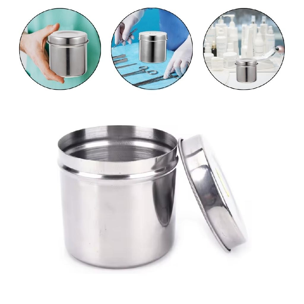 Porta Gaze Algodão Cotonete Aço Inox Manicure Dentista 7cm Inoxidável Clínica Estética Consultório em Oferta na Shopee