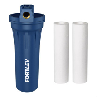 Filtro Para Caixa D'água 9.3/4 25 Micras Fortlev Remove Barro Areia Ferrugem C/ 1 Refil Extra em Oferta na Shopee