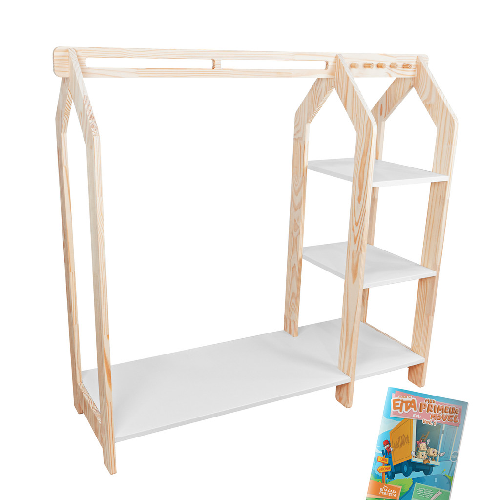 Kit Educativo Mini Closet Infantil em Oferta na Shopee