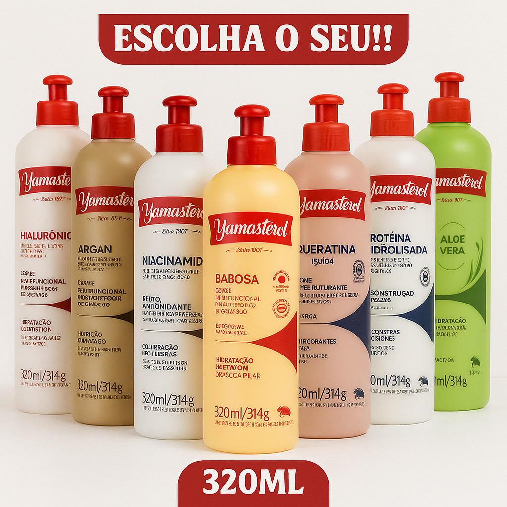 Creme Multifuncional Yamasterol 320g Yamá - ESCOLHA O SEU