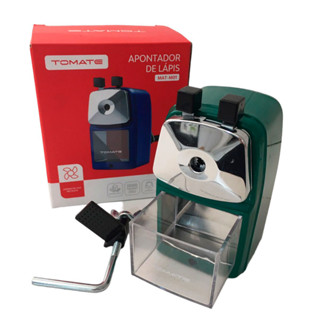 Apontador Manual De Lápis Vintage Com Manivela Fixação Mesa MAT-M01 em Oferta na Shopee