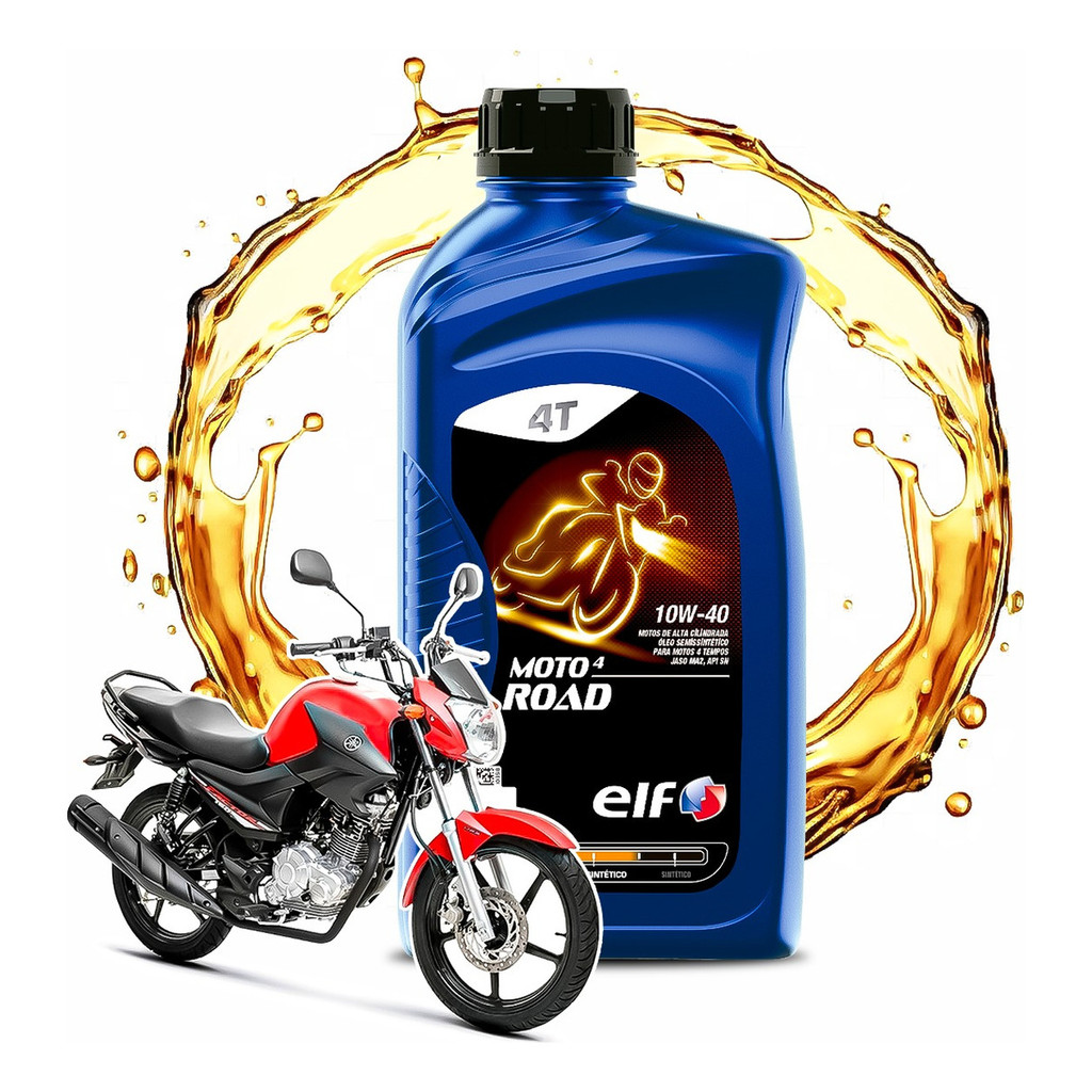 Óleo Para Yamaha XTZ 250 Ténéré Elf Semissintétco 10w40 Road em Oferta na Shopee