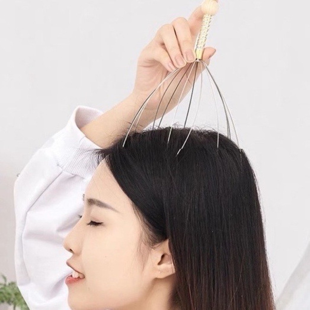 Kit com 5 Massageador De Cabeça Cafuné Massagem Relaxante